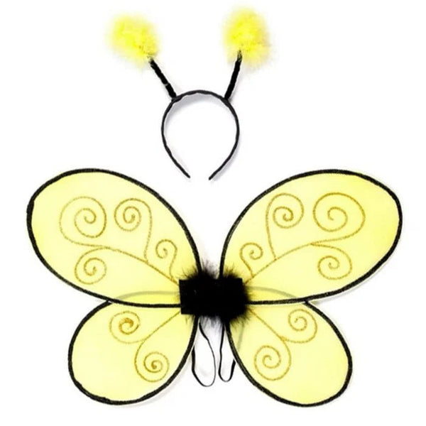 Great Pretendres Bumble Bee Wings & Headband Set-16310-Pumpkin Pie Kids Canada