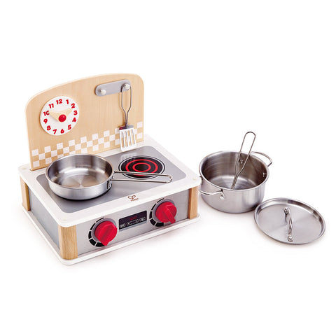 Hape 2-in-1 Kitchen & Grill Set-Pumpkin Pie Kids Canada