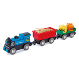Hape Battery Powered Rolling-Stock Set-Pumpkin Pie Kids Canada