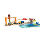 Hape Cargo Ship & Crane-E3792-Pumpkin Pie Kids Canada