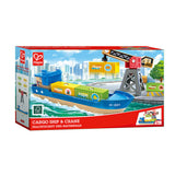 Hape Cargo Ship & Crane-E3792-Pumpkin Pie Kids Canada