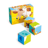 Hape Farm Wooden Blocks Puzzle-Pumpkin Pie Kids Canada