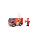 Hape Fire Truck w/Siren-E3737-Pumpkin Pie Kids Canada