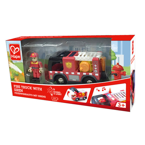 Hape Fire Truck w/Siren-Pumpkin Pie Kids Canada