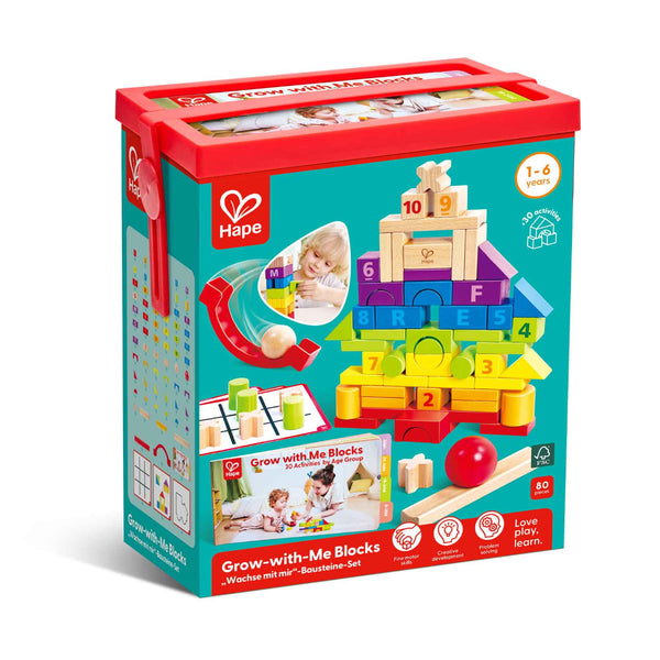 Hape Grow with Me Blocks-Pumpkin Pie Kids Canada