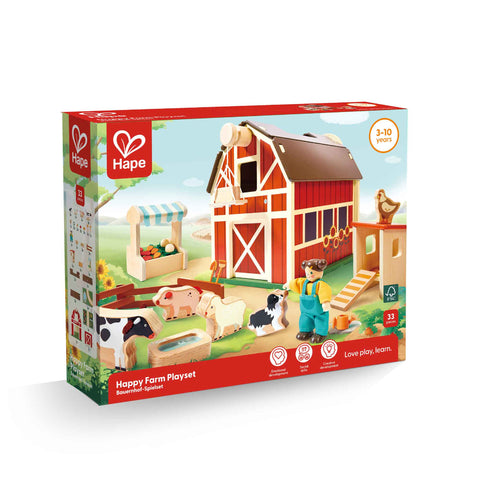 Hape Happy Farm Playset-E3530-Pumpkin Pie Kids Canada