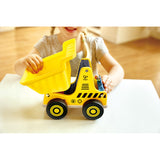 Hape Hauler Dump Truck-E3057-Pumpkin Pie Kids Canada