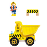 Hape Hauler Dump Truck-E3057-Pumpkin Pie Kids Canada