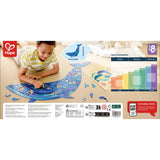 Hape Humpback Whale Shimmer Floor Puzzle 200pc-E1668-Pumpkin Pie Kids Canada