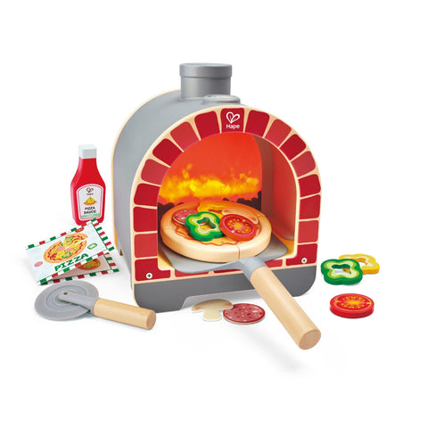 Hape Light & Sizzle Pizza Oven Set-E3236-Pumpkin Pie Kids Canada