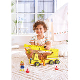 Hape Mobil Crane & Construction Set-Pumpkin Pie Kids Canada