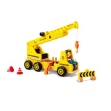 Hape Mobil Crane & Construction Set-E3083-Pumpkin Pie Kids Canada