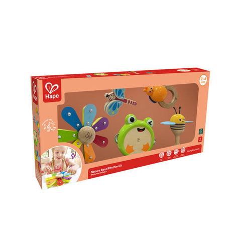 Hape Nature Band Rhythm Kit-E0639-Pumpkin Pie Kids Canada