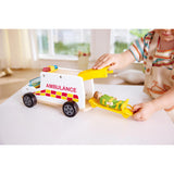 Hape Rapid Response Ambulance-E3091-Pumpkin Pie Kids Canada