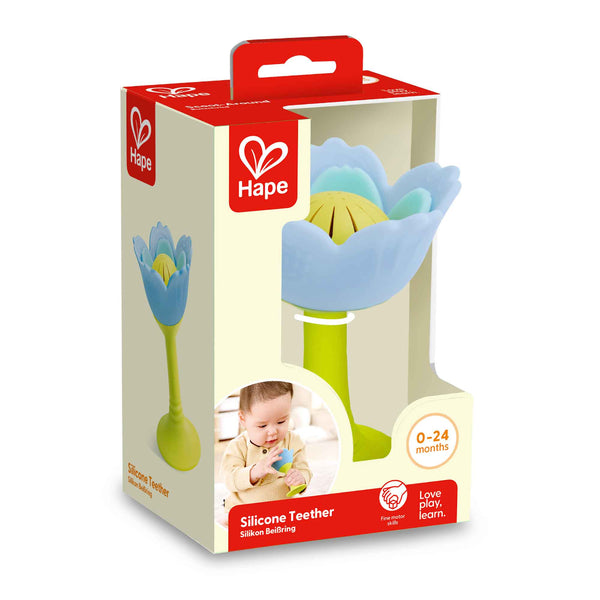 Hape Rattle & Teether Blue-Pumpkin Pie Kids Canada
