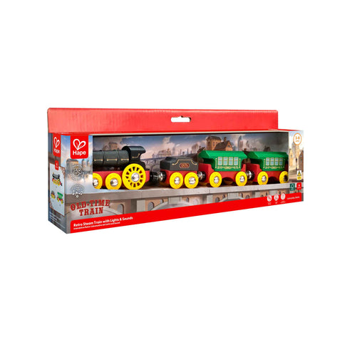 Hape Retro Steam Train-Pumpkin Pie Kids Canada