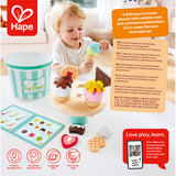 Hape Scoop & Serve Ice Cream Set-E3225-Pumpkin Pie Kids Canada