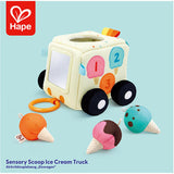 Hape Sensory Scoop Ice Cream Truck-Pumpkin Pie Kids Canada