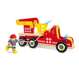Hape Siren & Lights Fire Truck-Pumpkin Pie Kids Canada