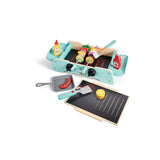 Hape Sizzling Griddle & Grill BBQ Set-E3214-Pumpkin Pie Kids Canada