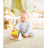 Hape Spinning Drum with Mirror-Pumpkin Pie Kids Canada
