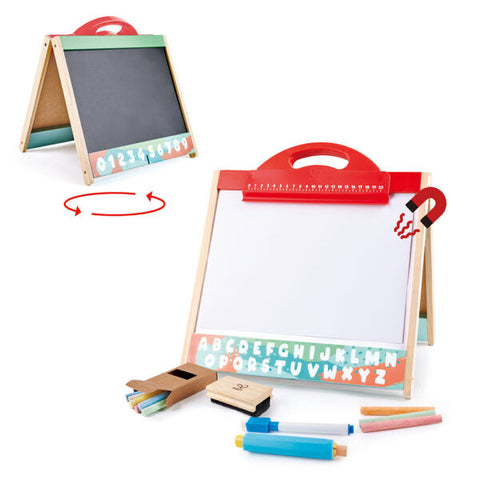 Hape Store & Go Easel-E1062-Pumpkin Pie Kids Canada