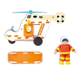 Hape To The Rescue Helicopter Set-Pumpkin Pie Kids Canada