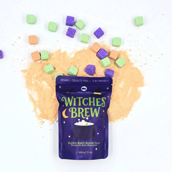 Happy Hippo Bubble Bath Bomb Dust - Witches Brew-665987208308-Pumpkin Pie Kids Canada