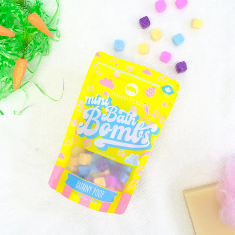 Happy Hippo Mini Bath Bombs - Bunny Poop-665987206137-Pumpkin Pie Kids Canada