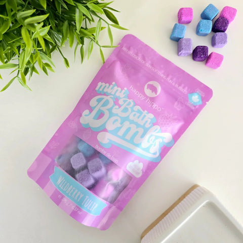 Happy Hippo Mini Bath Bombs - Wildberry Tulip-665987206113-Pumpkin Pie Kids Canada