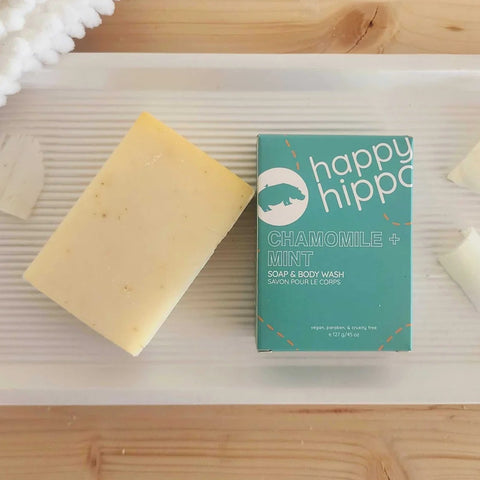 Happy Hippo Soap & Body Wash - Chamomile & Mint-665987204676-Pumpkin Pie Kids Canada