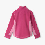 Hatley 1/4 Zip Mock Neck Top - Raspberry Rose-Pumpkin Pie Kids Canada