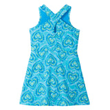 Hatley A-line Dress - Blue Candy Hearts-Pumpkin Pie Kids Canada