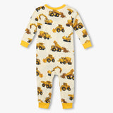 Hatley Bamboo Coverall - Construction Trucks
