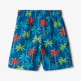 Hatley Board Shorts - Painted Palms-S25PPK1820 3-Pumpkin Pie Kids Canada