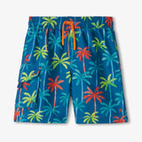 Hatley Board Shorts - Painted Palms-S25PPK1820 3-Pumpkin Pie Kids Canada