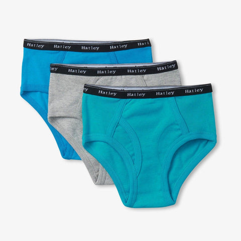 Hatley Boxer Briefs 3pk - Solid-F00SDK1712 2/3-Pumpkin Pie Kids Canada