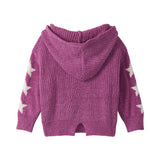 Hatley Chenille Pullover Sweater - Radiant Orchid-Pumpkin Pie Kids Canada