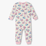 Hatley Coverall - Elegant Swans-Pumpkin Pie Kids Canada