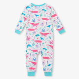 Hatley Coverall Sleeper - Painted Sealife-S26PSI1575 0-3M-Pumpkin Pie Kids Canada