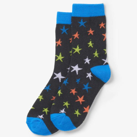 Hatley Crew Socks - Ombre Stars-F23SSK010 S-Pumpkin Pie Kids Canada