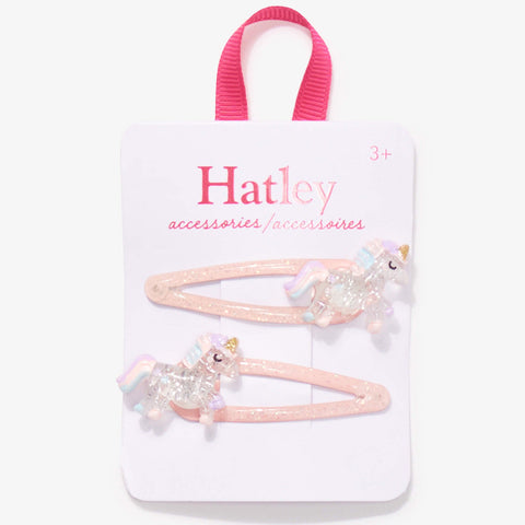 Hatley Glitter Unicorns Snap Clips-Pumpkin Pie Kids Canada