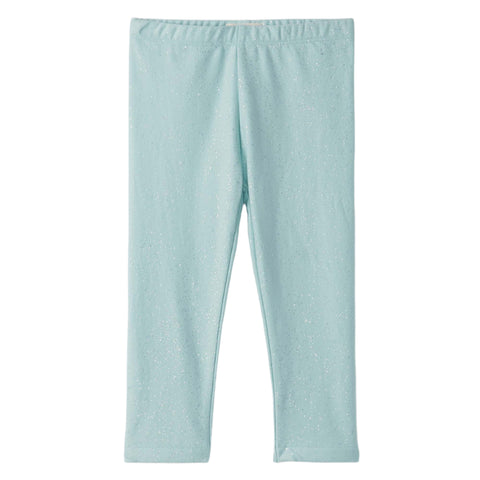 Hatley Hot Melt Cozy Legging - Pastel Turquoise-Pumpkin Pie Kids Canada