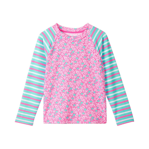 Hatley Long Sleeve Rashguard - Mini VInes-S26MVK1784 3-Pumpkin Pie Kids Canada