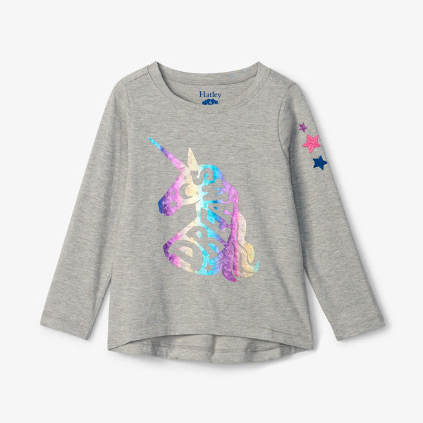 Hatley Long Sleeve Top - Unicorn Dream-Pumpkin Pie Kids Canada