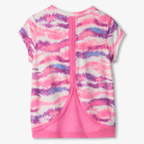 Hatley Mesh Trim Top - Candy Ombre-Pumpkin Pie Kids Canada