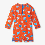 Hatley One Piece Rashguard - Sting Rays-Pumpkin Pie Kids Canada