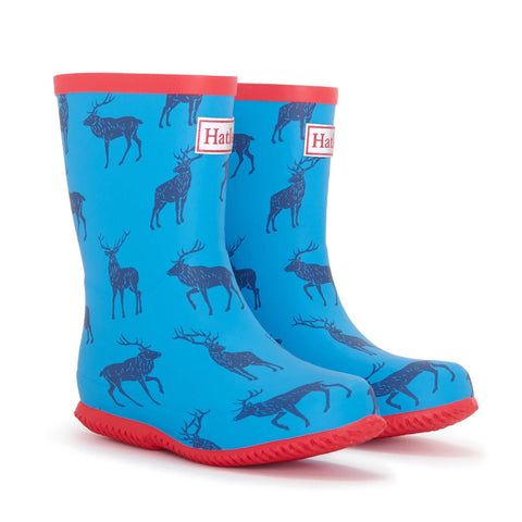 Hatley Packable Rain Boots - Blue Elk-Pumpkin Pie Kids Canada