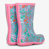 Hatley Packable Rain Boots - Ditsy Floral-Pumpkin Pie Kids Canada