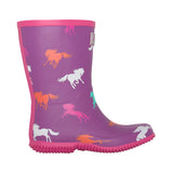 Hatley Packable Rain Boots - Leaping Horses-S25LHK1798 5-Pumpkin Pie Kids Canada